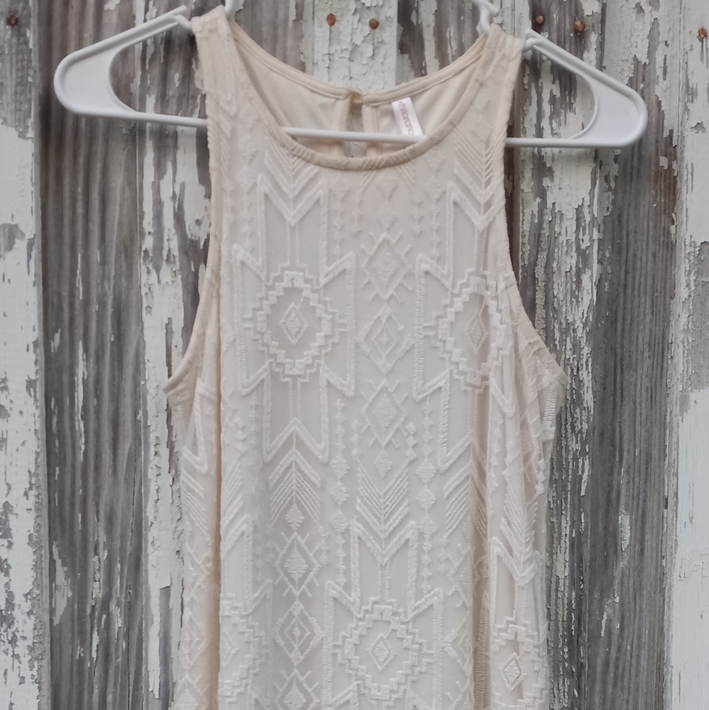 Womens xhilaration dress white lace x-small